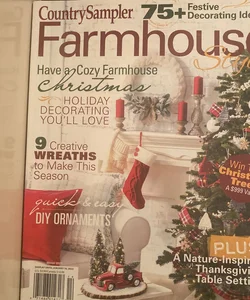 Farmhouse Style Christmas Holiday Decorating 