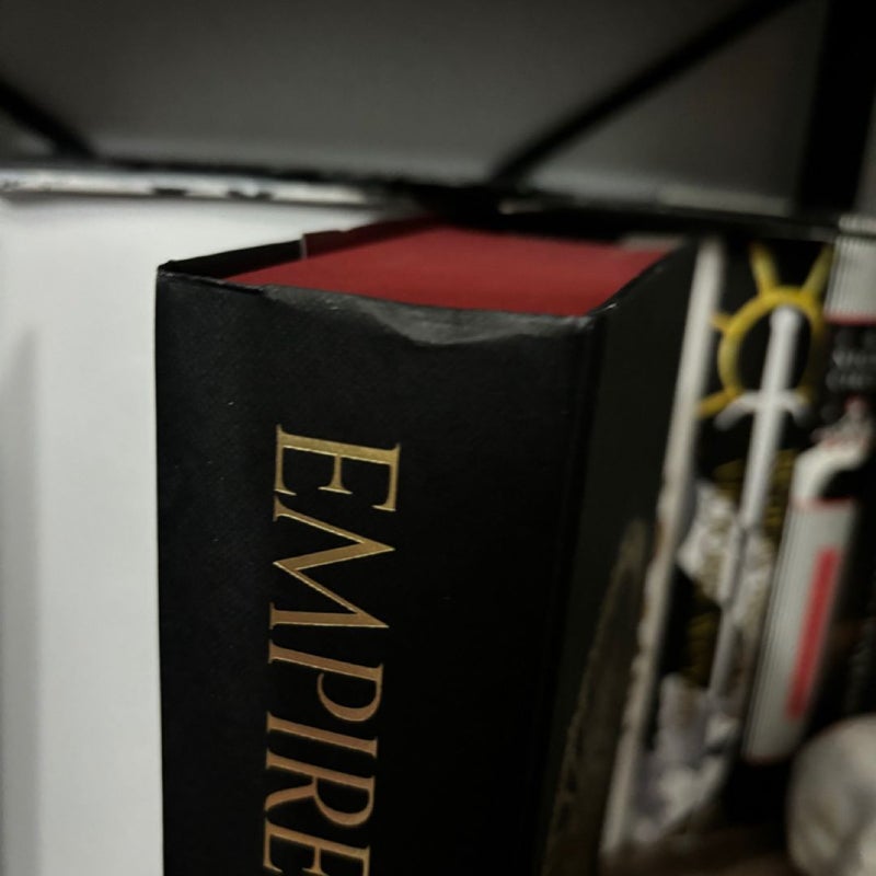 Empire of the Damned Waterstones signed edition, sprayed edges 