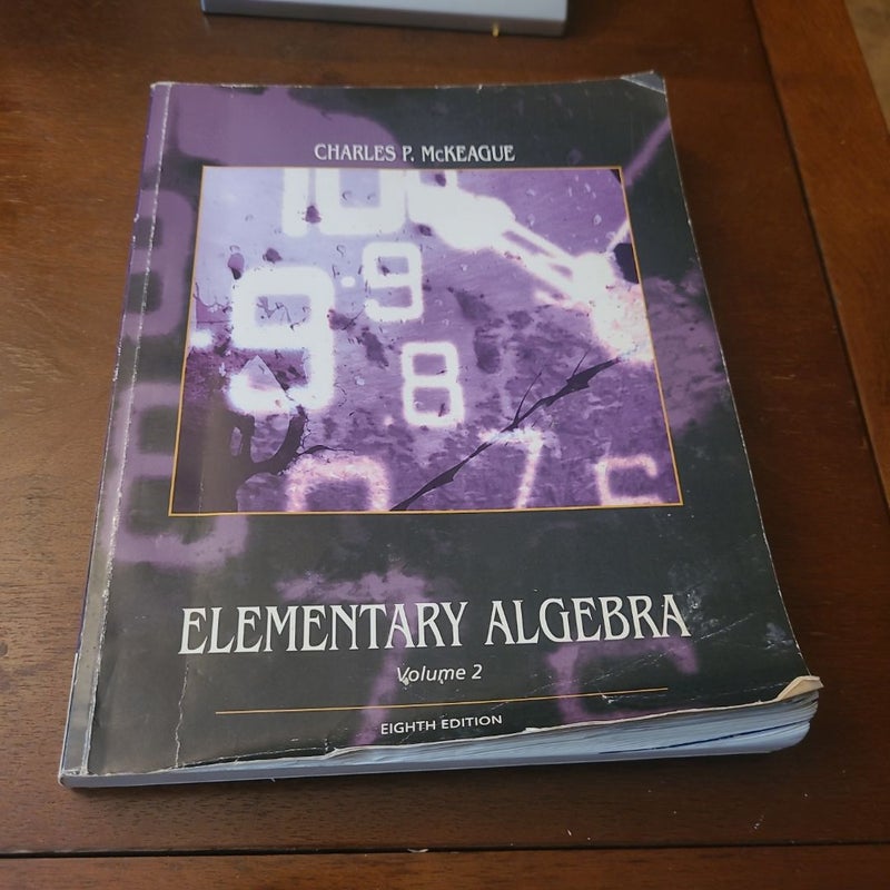 Elementary Algebra volume 2