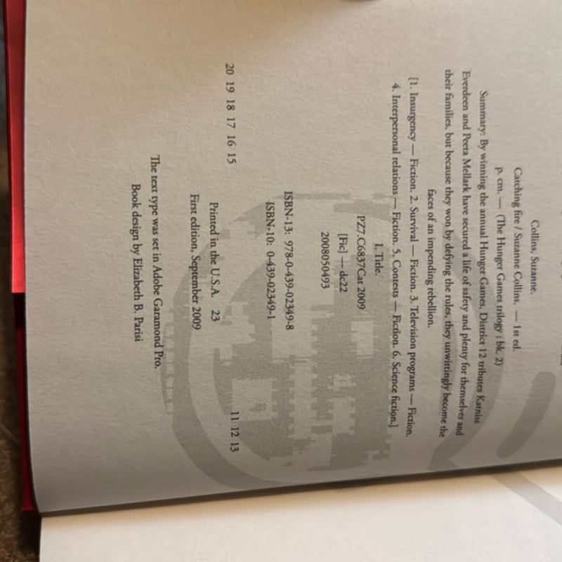 Catching Fire - First Edition