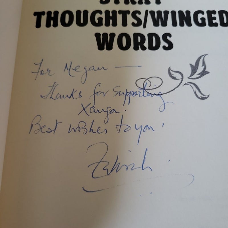Stray Thoughts/Winged Words