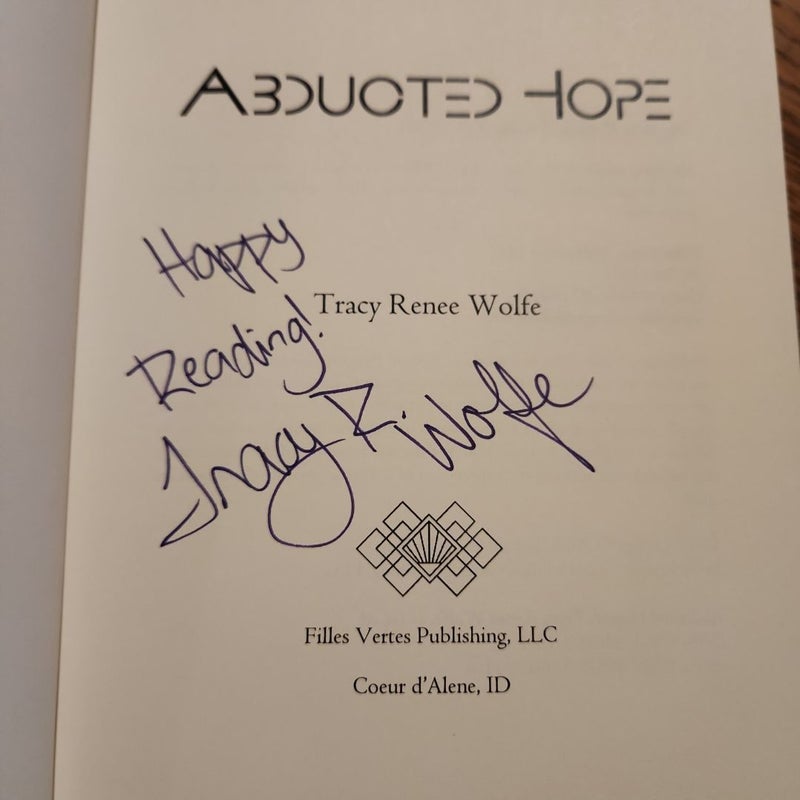 Abducted Hope ⭐️SIGNED FIRST EDITION⭐️