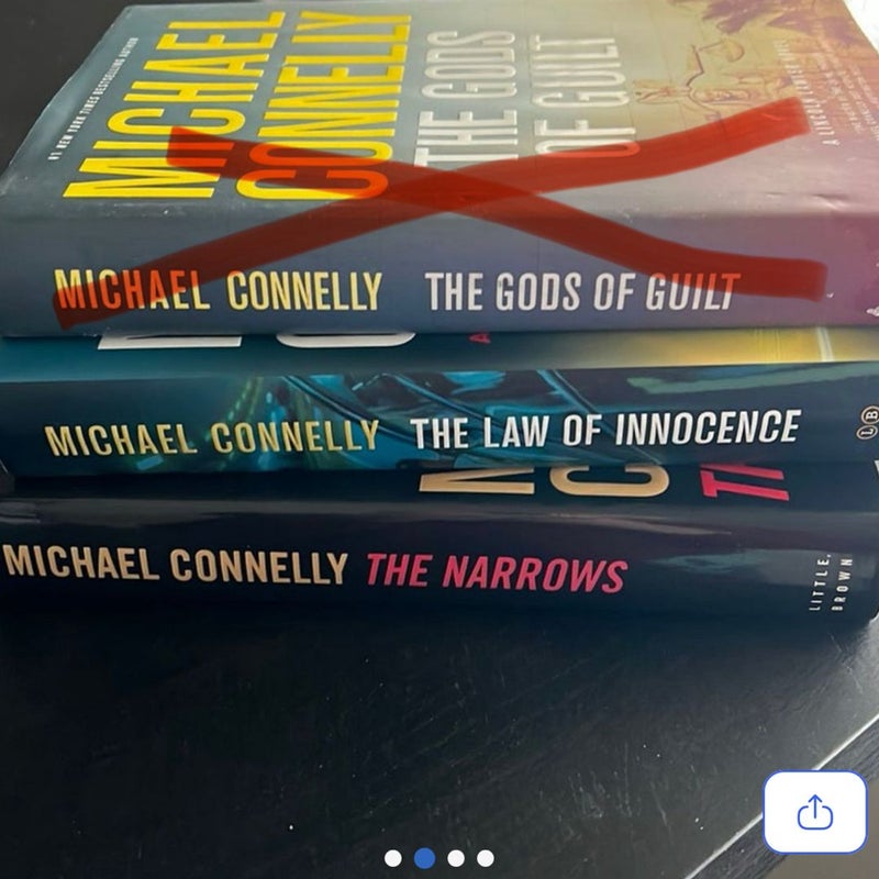 Michael Connolly hardcover two book bundle!