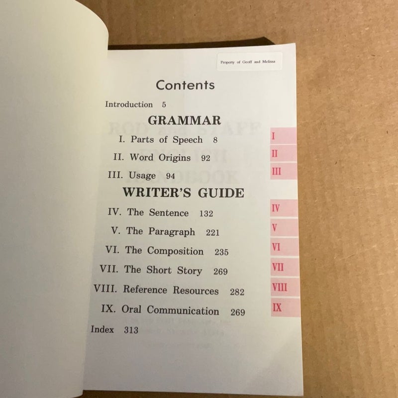 Rod & Staff English Handbook