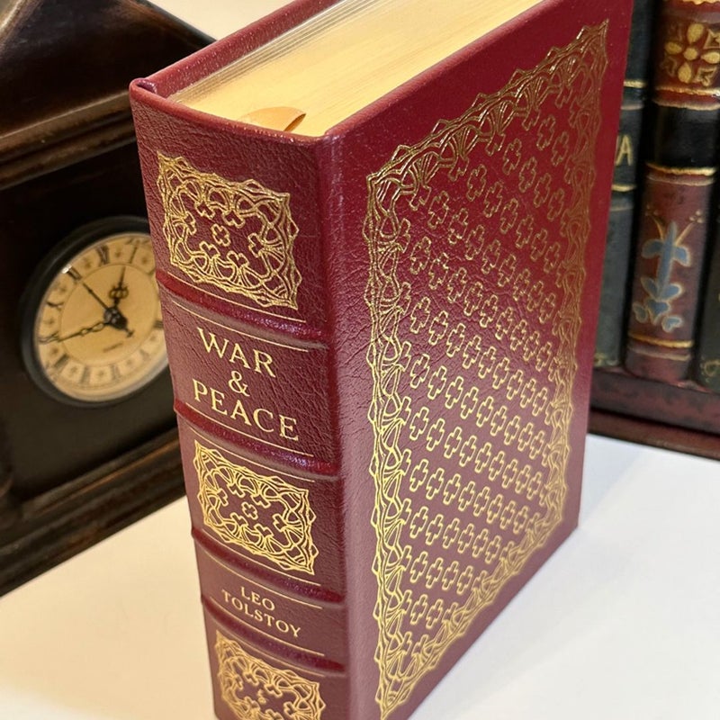 Easton Press WAR AND PEACE Collector’s Edition - Leo Tolstoy. 100 Greatest Books Ever Written in Excellent Condition