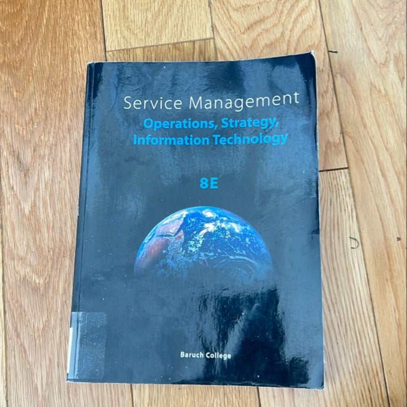 Service Management Operations, Strategy, Information Technology 