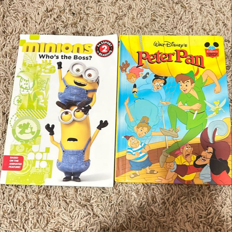 Peter Pan & Minions Book Set