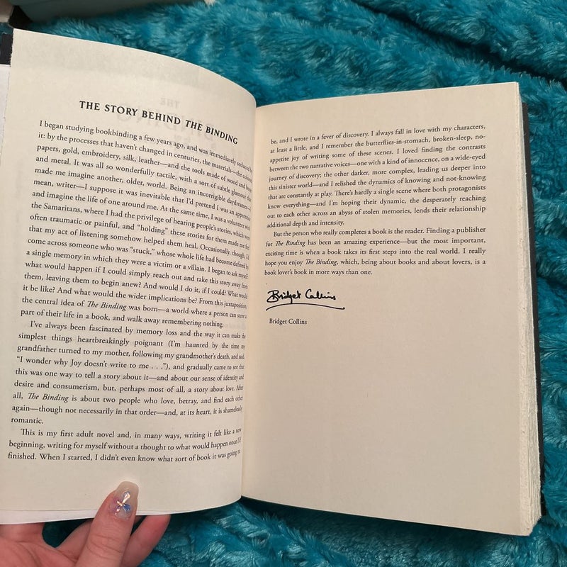 ADVANCED READER’S EDITION ARC The Binding