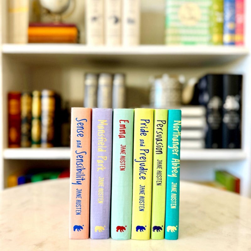 COMPLETE SET Jane Austen Clothbound Collection | Pocket Collector’s Editions with Embossed Cover Designs | Excellent Condition