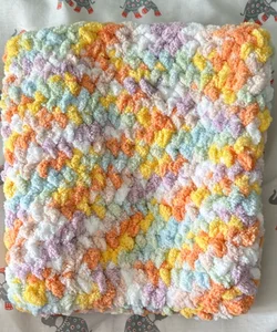Rainbow Crocheted Book Sleeve