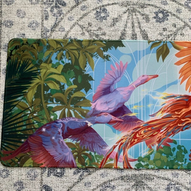 The Phoenix Keeper Desk Mat - Illumicrate