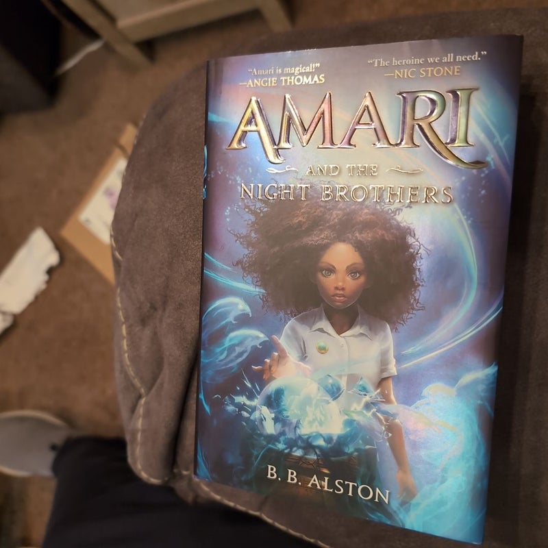 Amari and the Night Brothers Frist edition 