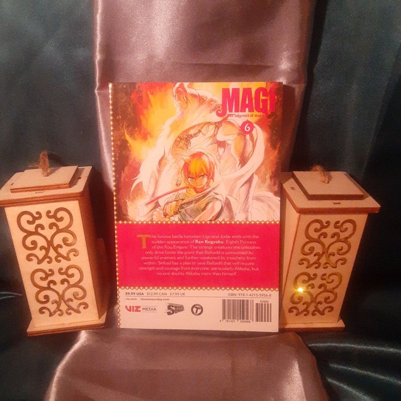 Magi: the Labyrinth of Magic, Vol. 6 manga