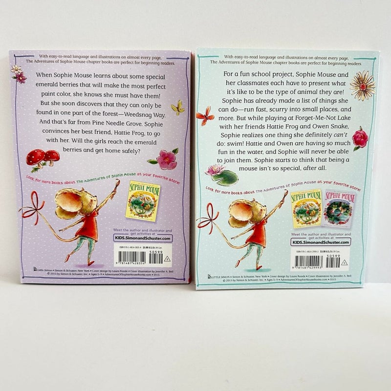 The Adventures of Sophie Mouse book bundle, 2 books