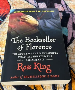 The Bookseller of Florence * Uncorrected Proof