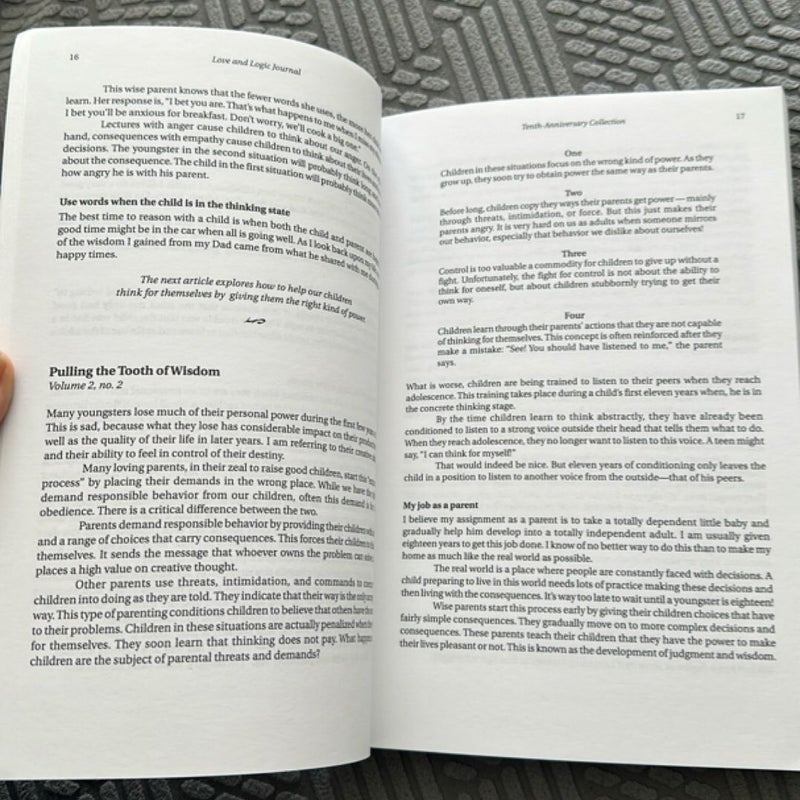 The Love and Logic Journal