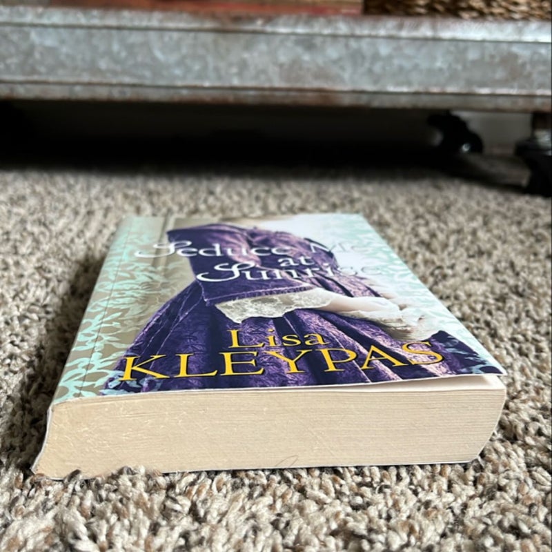 Seduce Me at Sunrise (UK trade book edition)
