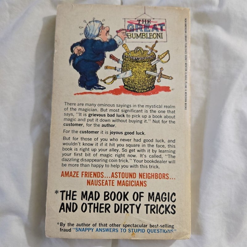 Mad Book of Magic Al Jaffee humor cartoons vintage paperback 1970