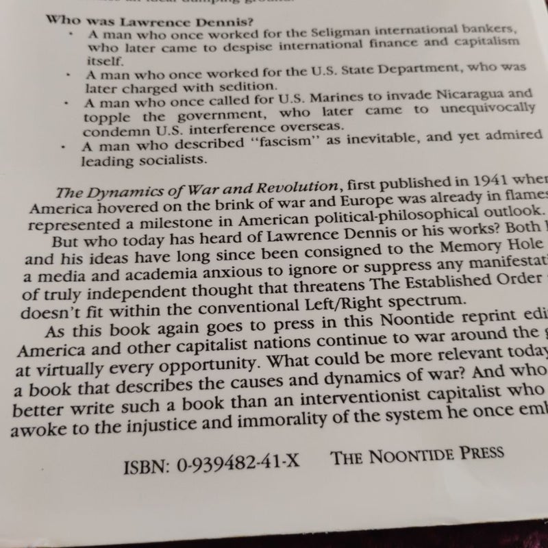 The Dynamics of War and Revolution
