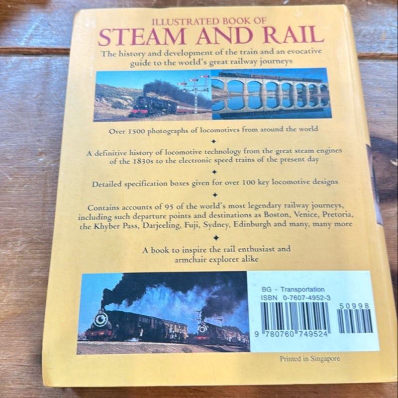 Illustrated book of Steam and Rail