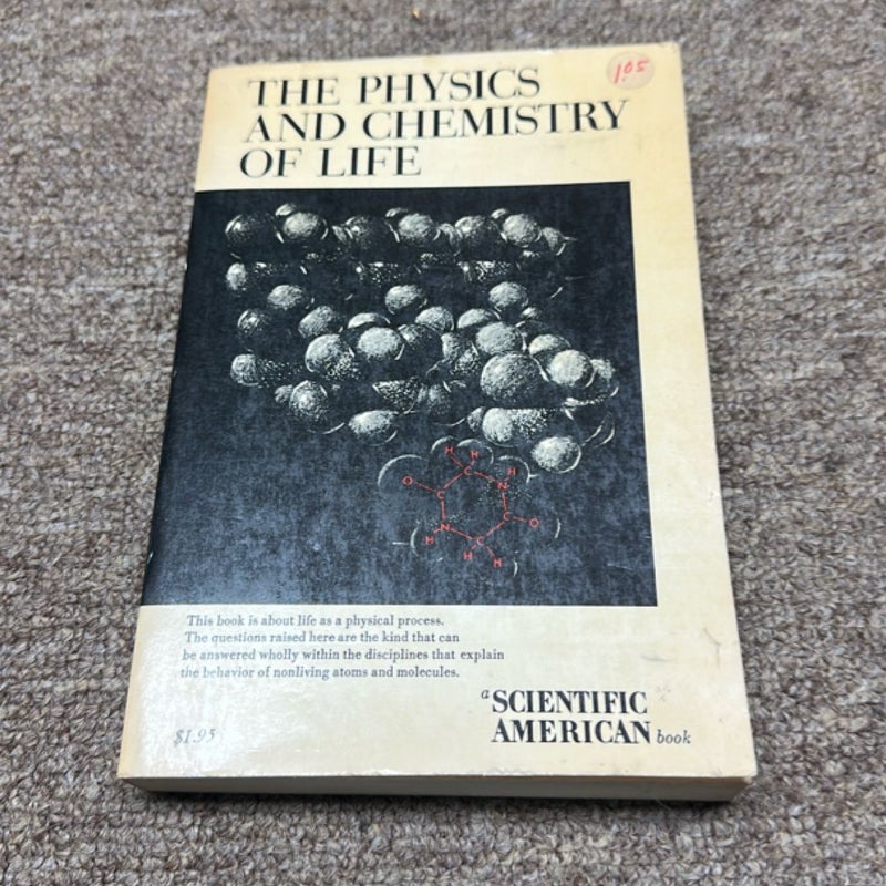 The physics and chemistry of life