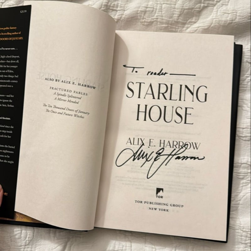 Starling House SIGNED Barnes and Noble Edition