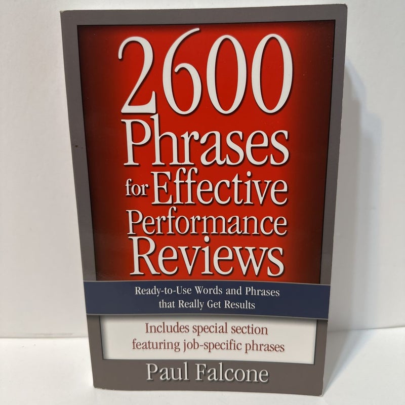 2600 Phrases for Effective Performance Reviews