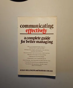 Communicating Effectively