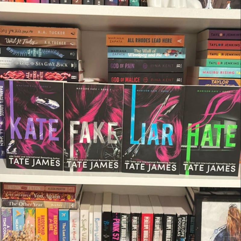 Madison Kate Series: Hate, Liar, Fake, Kate by Tate James