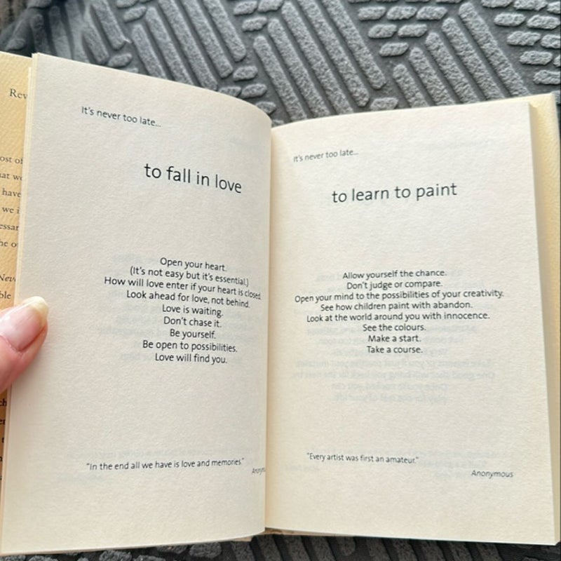 It’s Never Too Late