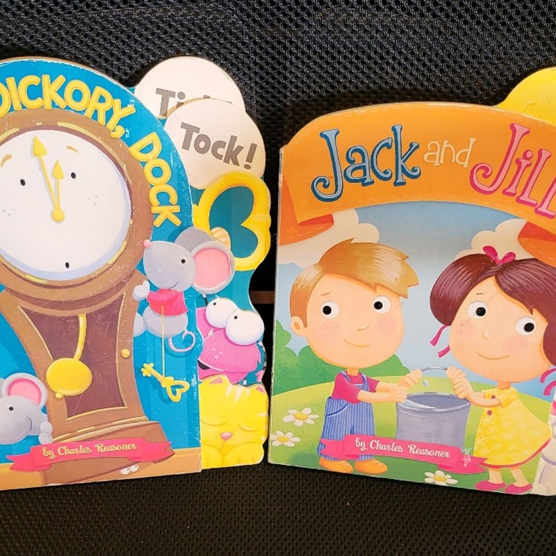 Nursery Board books :Jack and Jill/ Hickory Dickory Dock
