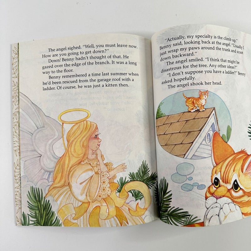 Vintage 1992 The Cat That Climbed the Christmas Tree, First Edition, Golden Book