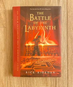 Signed First Edition Percy Jackson and the Olympians, Book Four the Battle of the Labyrinth (Percy Jackson and the Olympians, Book Four)