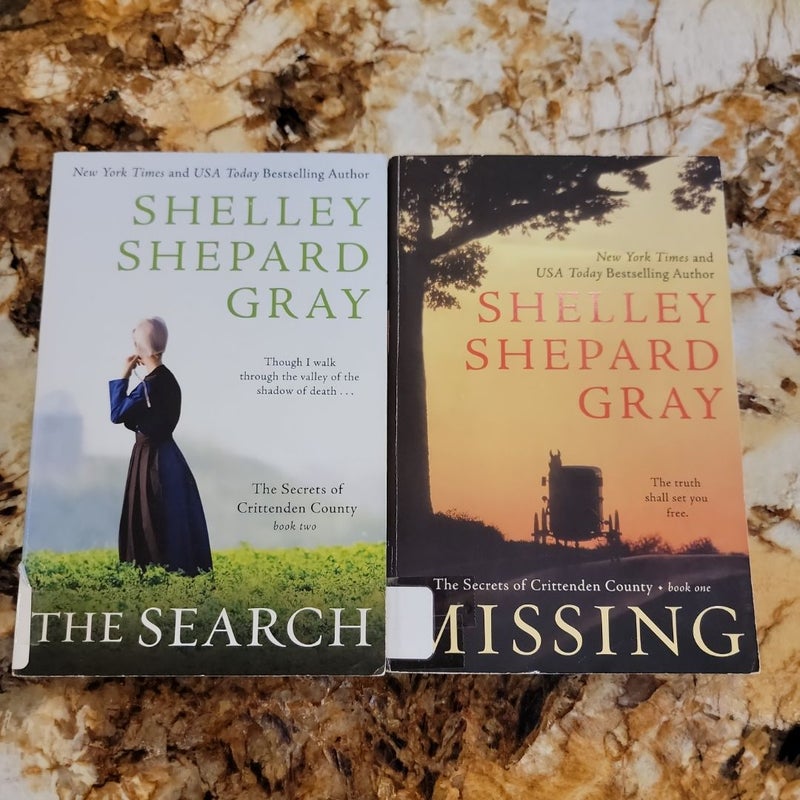 Missing, The Search -The Secrets of Crittenden County, Book One & Two