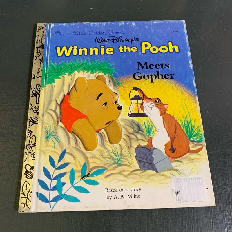 Winnie the Pooh Meets Gopher Little Golden Book