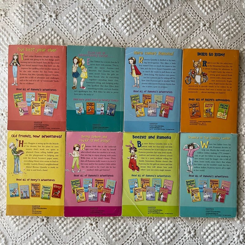 Beverly Cleary 8 book BUNDLE