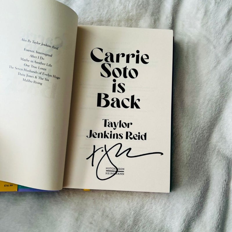 Carrie Soto Is Back *Waterstones exclusive signed edition*