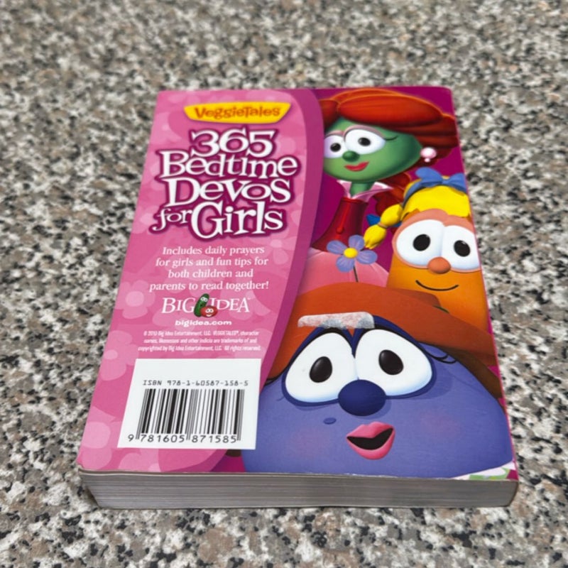 Veggie Tales 365 Bedtime Devos for Girls