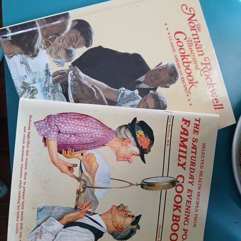 Norman Rockwell Cookbook & Sat. Evening Post Cookbook