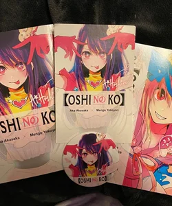 Oshi No Ko Manga Vol 1 & 2 + Mirror and Paper