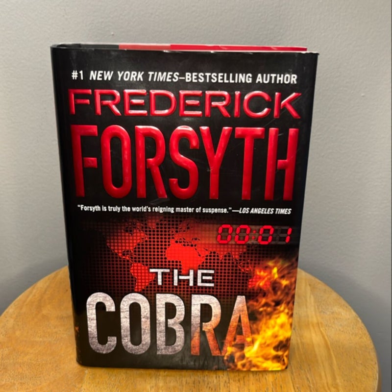 The Cobra by Frederick Forsyth – Hardcover Thriller in Excellent Condition