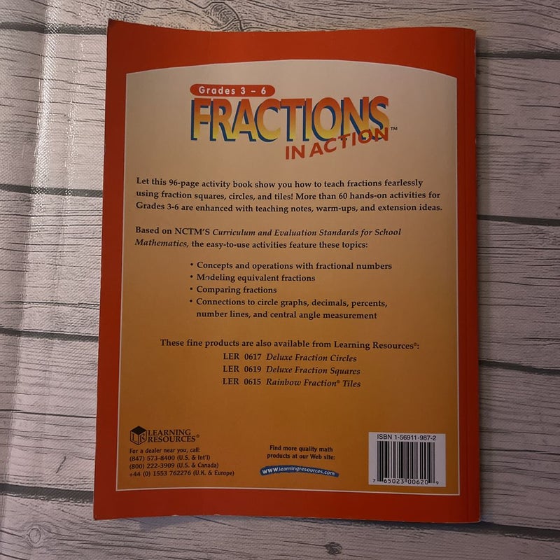 Fractions in actions