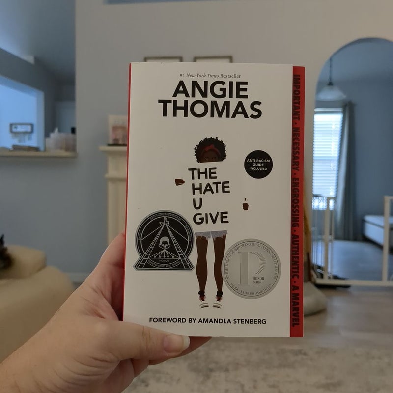 The Hate U Give Novel by Angie Thomas