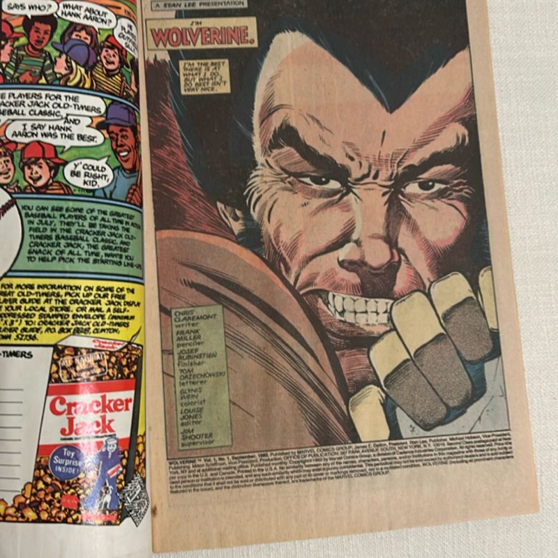 Wolverine Issue #1 by Stan Lee, Paperback | Pangobooks