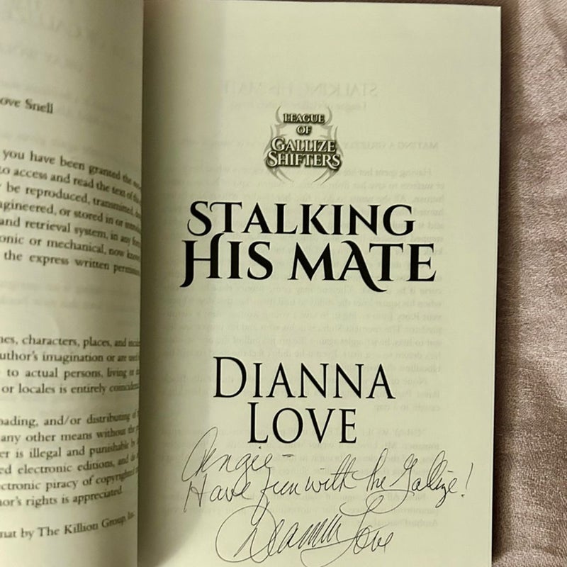 Stalking His Mate (Signed)