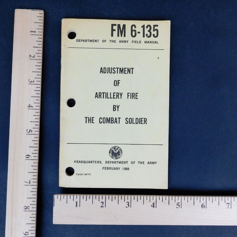 Army Field Manual: Adjustment of Artillery Fire by the Combat Soldier