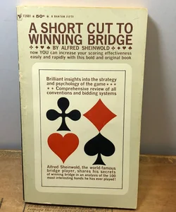 Short cut to winning bridge vintage paperback 