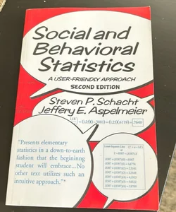 Social and Behavioral Statistics