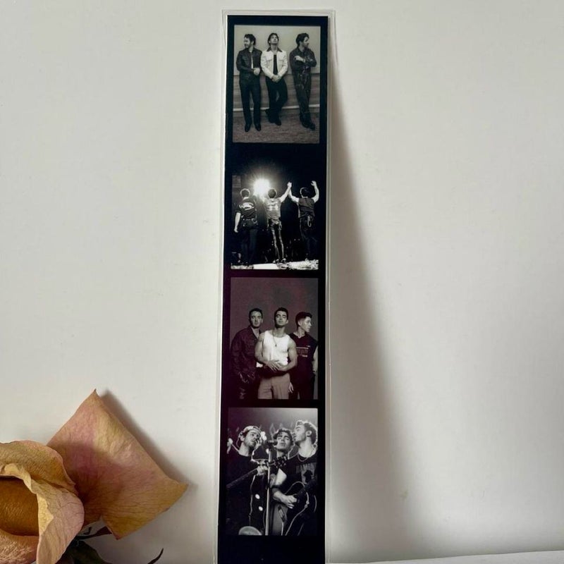 Jonas Brothers mini photobooth strip bookmark