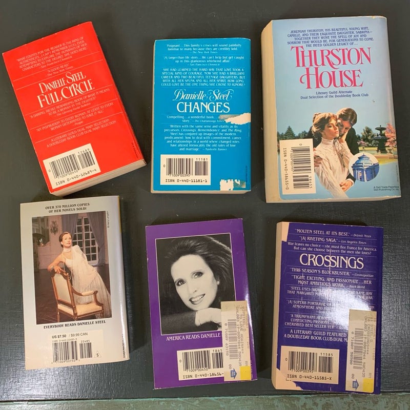 Danielle Steel 5-book Bundle from the 80s